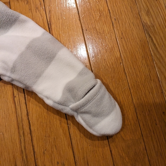 Baby Boy Girl Hooded Romper Lined Jumpsuit Bodysuit Warm Coat 3-6 months - Picture 6 of 7